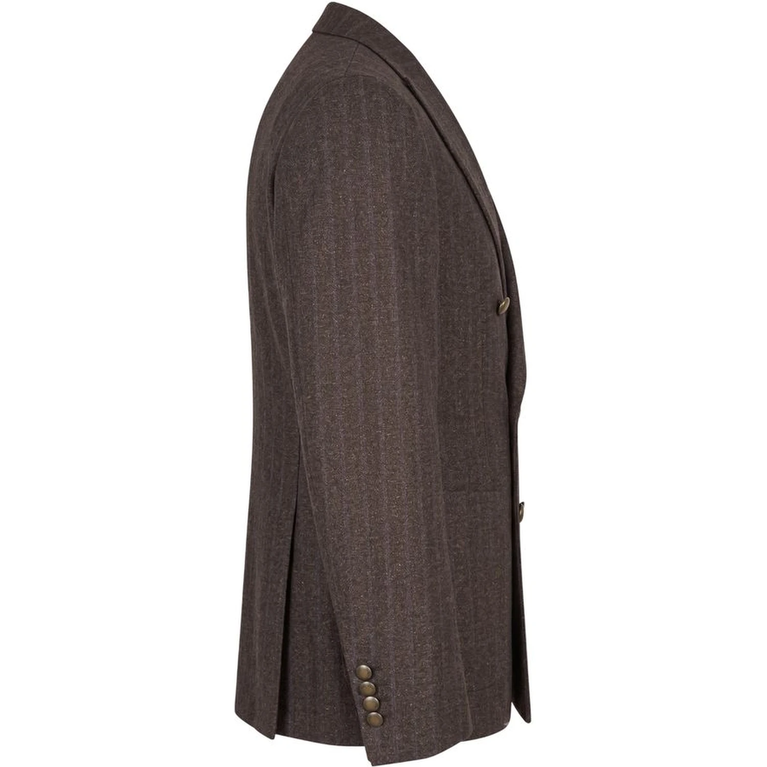 Brown Wool Men Jacket