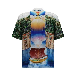 Multicolor Silk Pattern Shirt