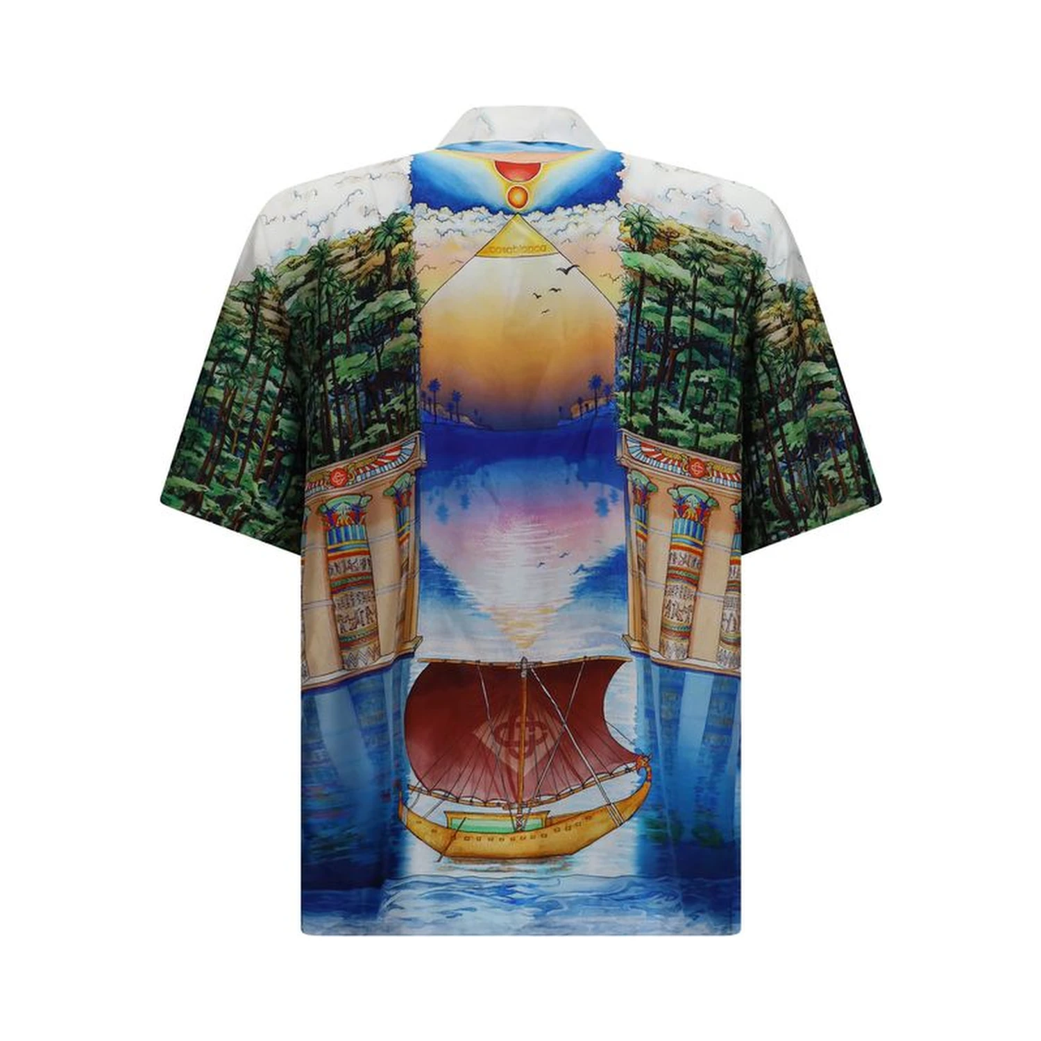 Multicolor Silk Pattern Shirt