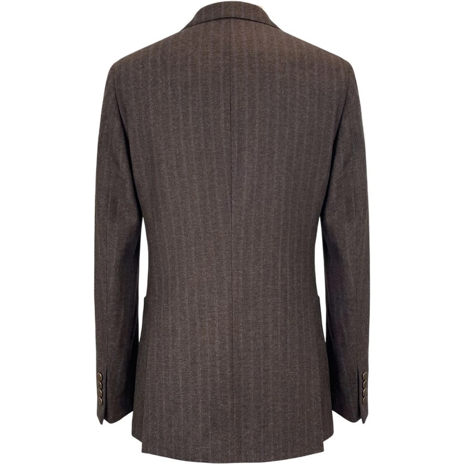 Brown Wool Men Jacket