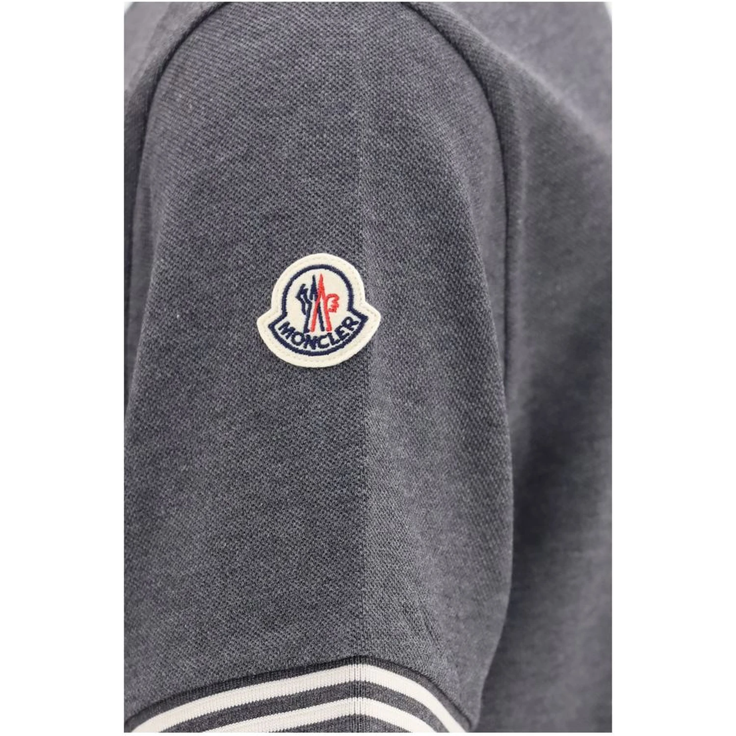 Gray Cotton Polo Shirt