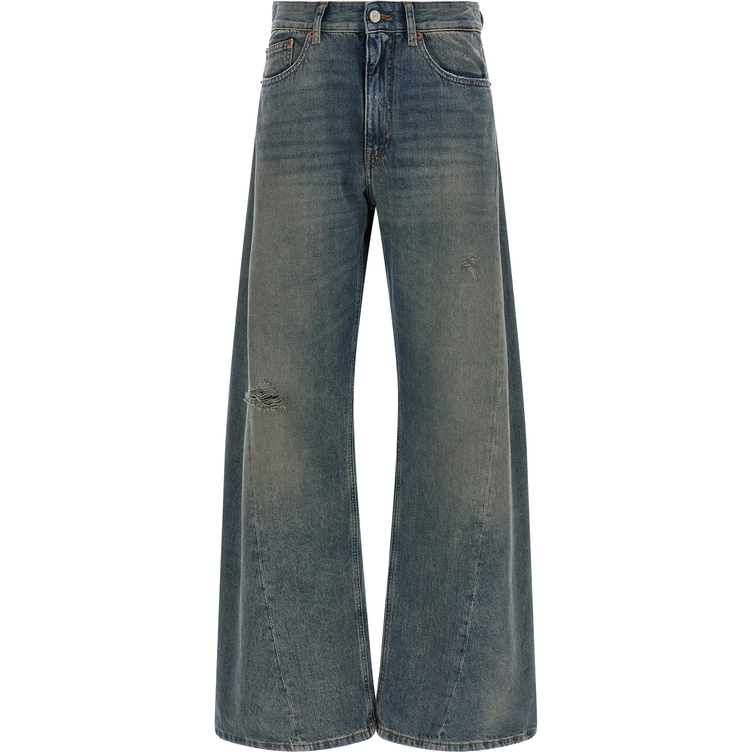 Blue Cotton Jeans Denim