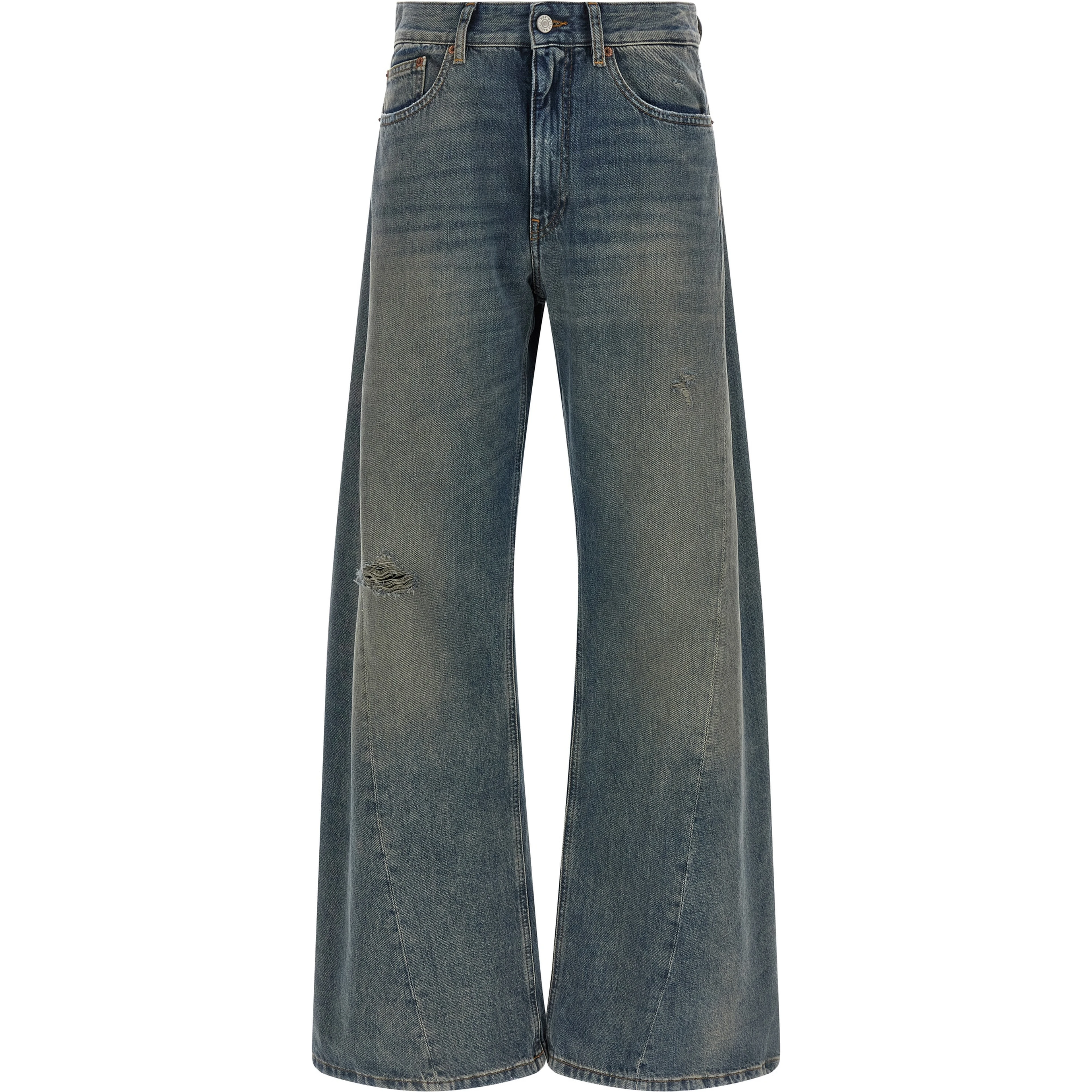 Blue Cotton Jeans Denim