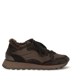 Black Calf Leather Bos Taurus Athletic Sneakers