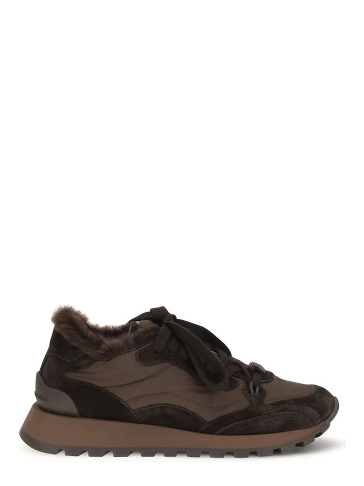 Black Calf Leather Bos Taurus Athletic Sneakers