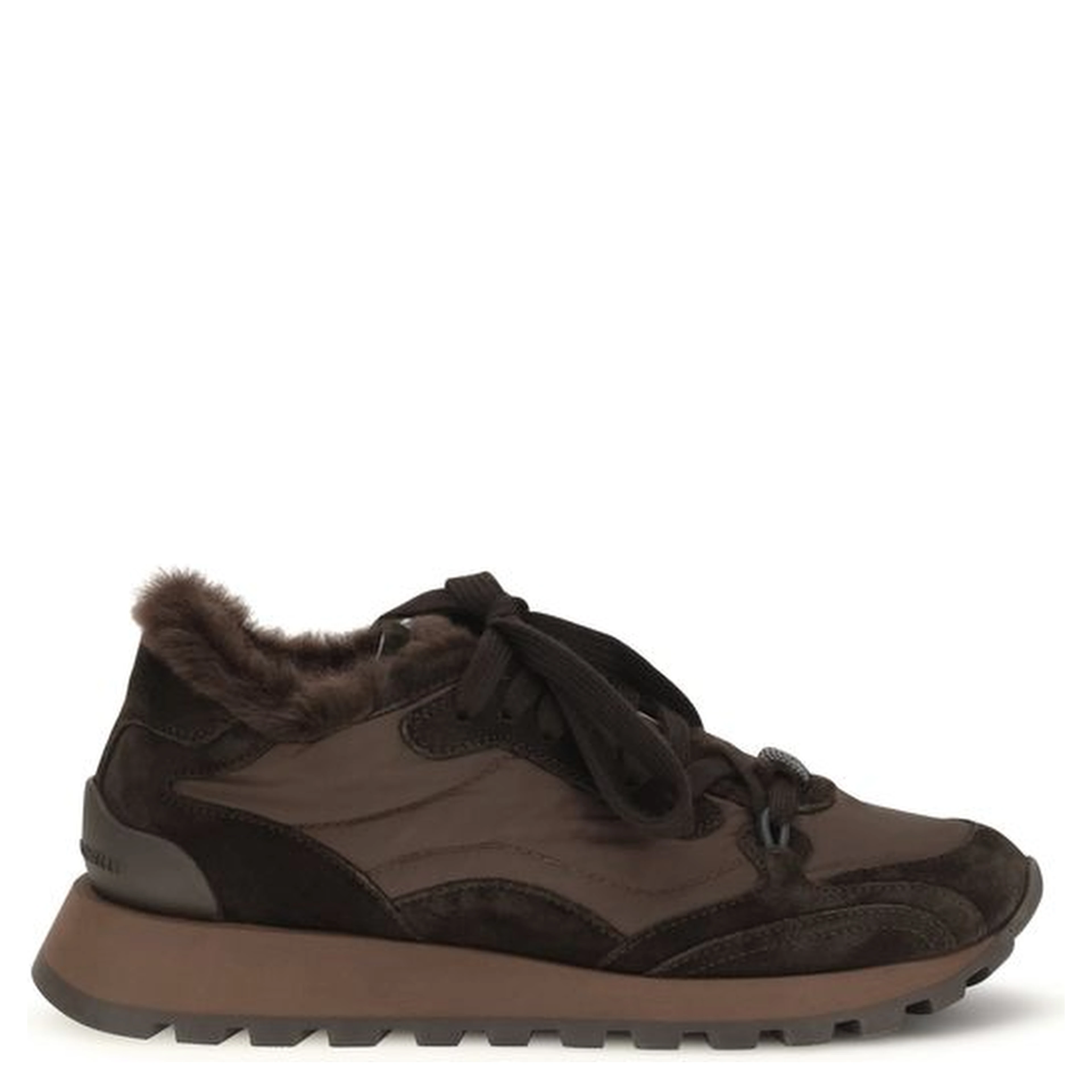 Black Calf Leather Bos Taurus Athletic Sneakers