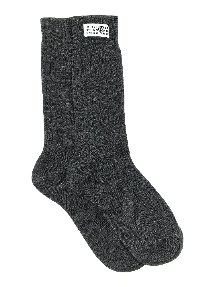 Gray Wool Socks