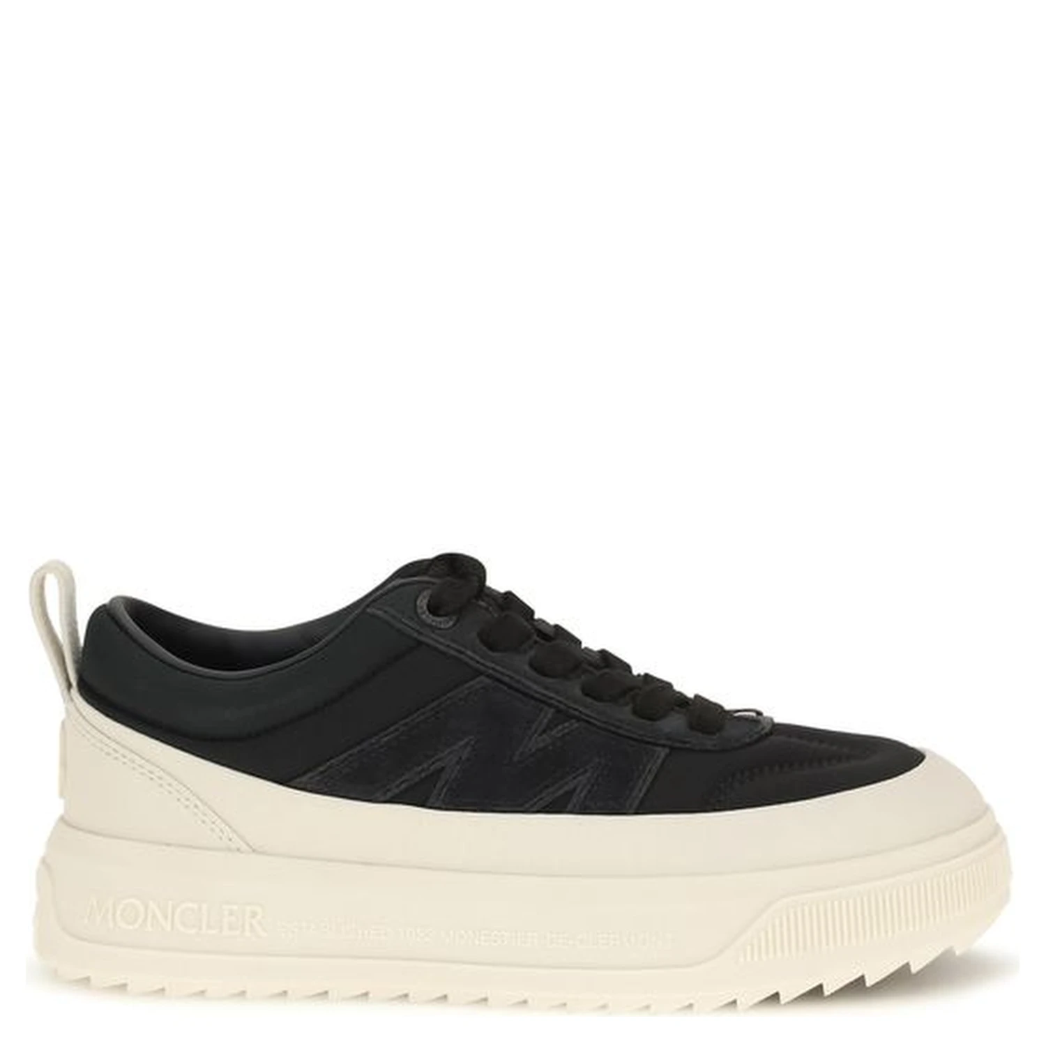 Black Polyamide Athletic Sneakers