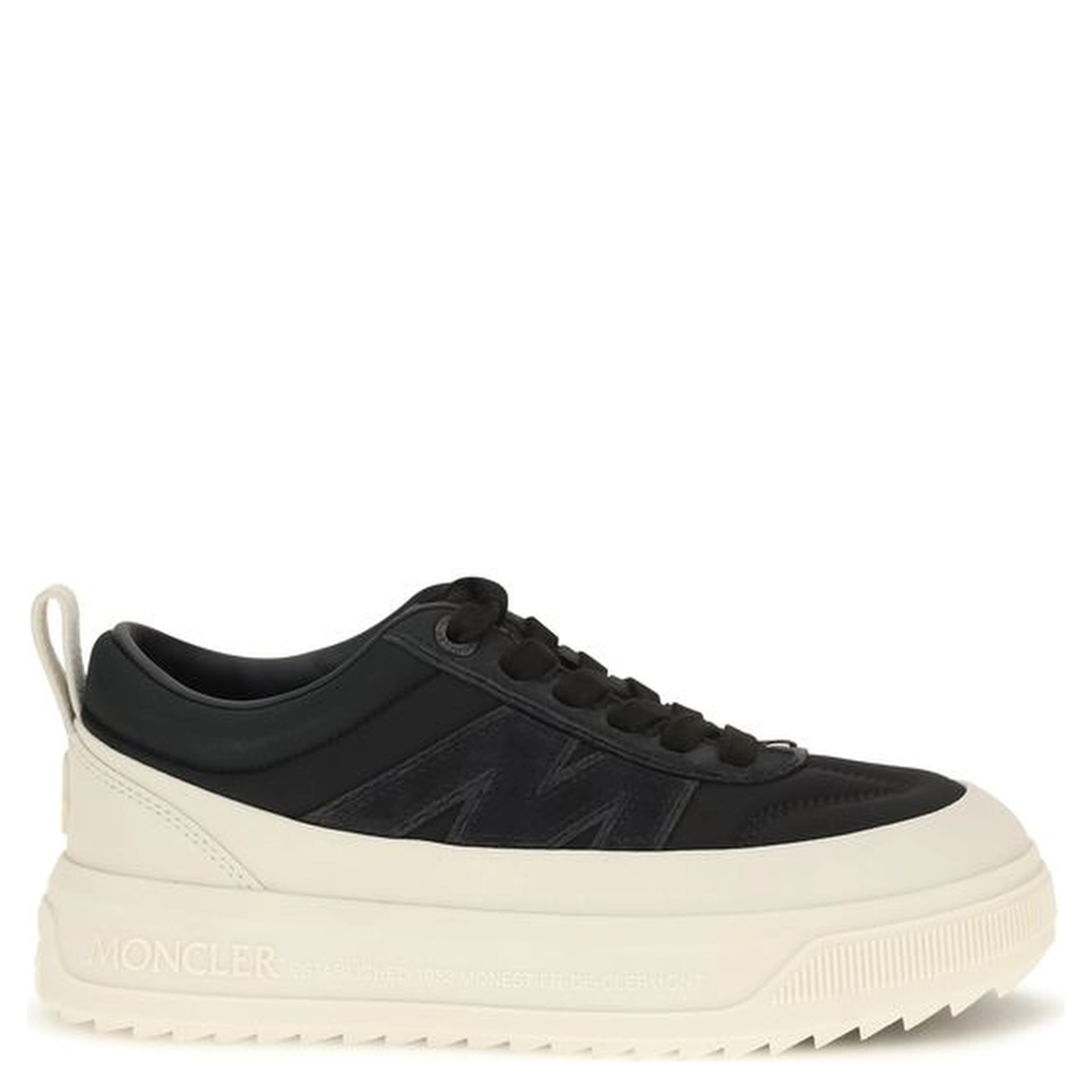 Black Polyamide Athletic Sneakers