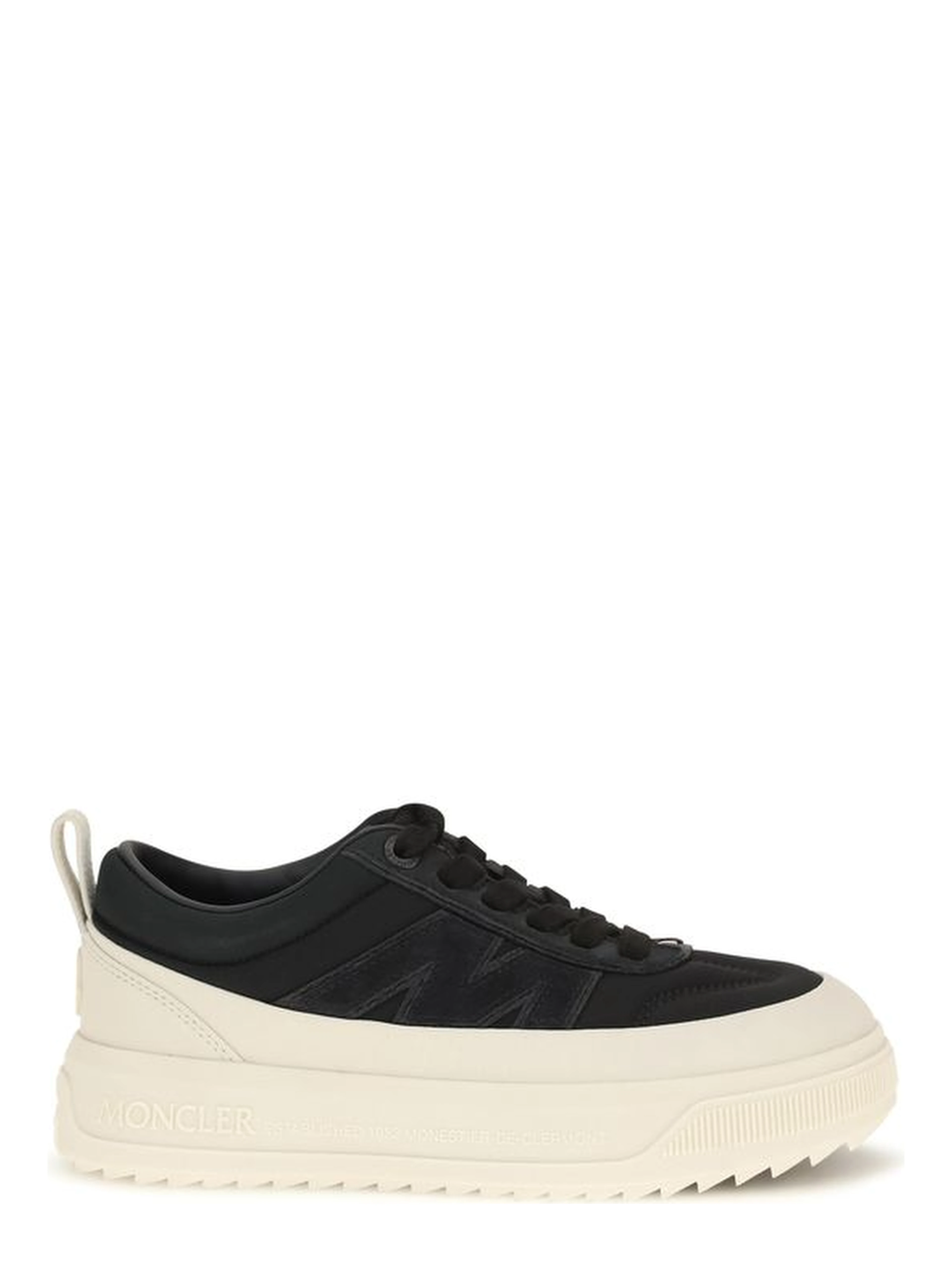 Black Polyamide Athletic Sneakers