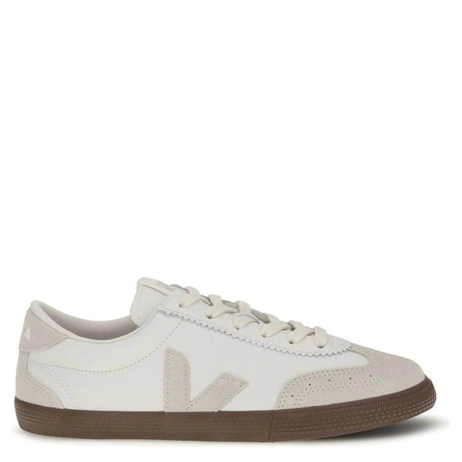 White Calf Leather Bos Taurus Sneakers