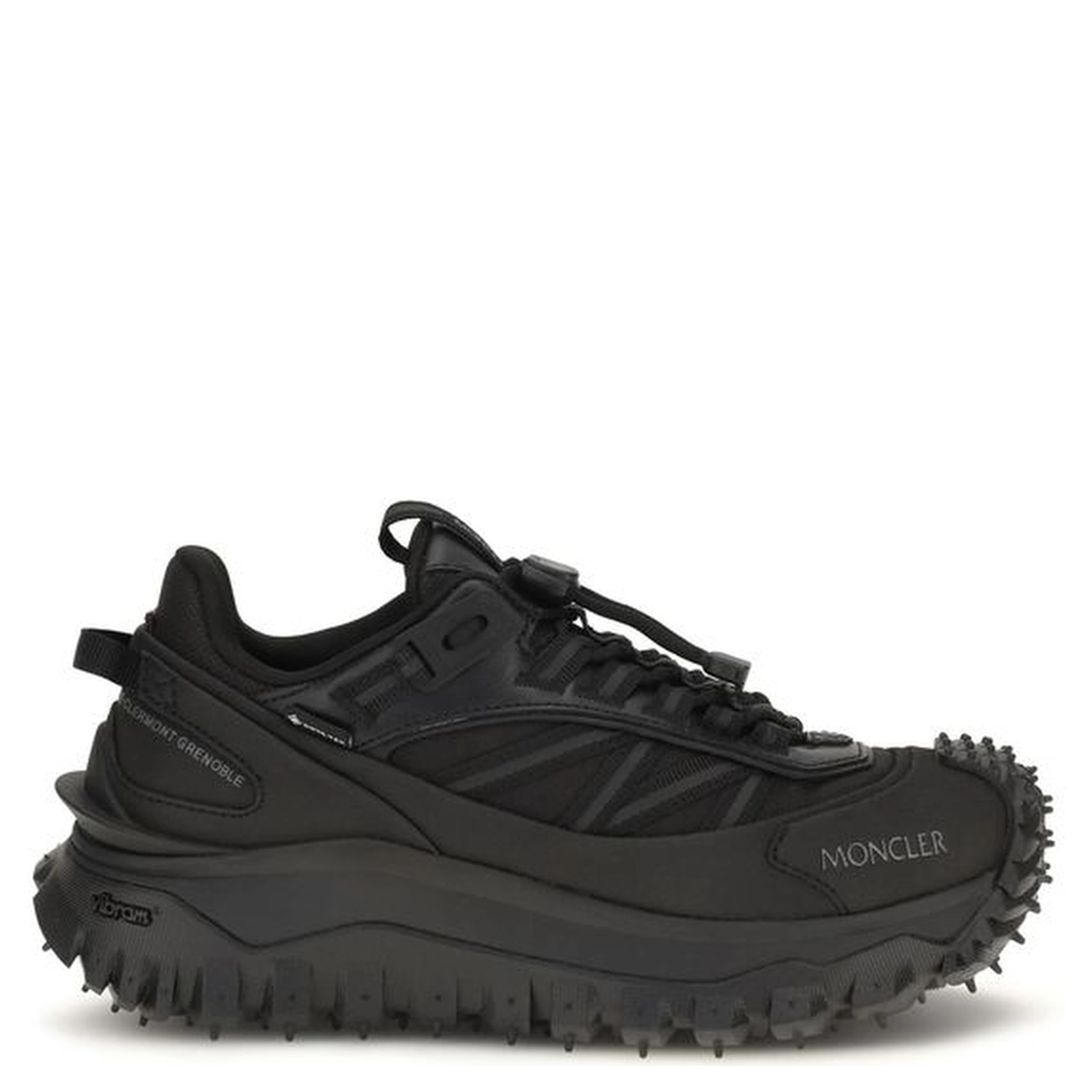 Black Calf Leather Bos Taurus Athletic Sneakers
