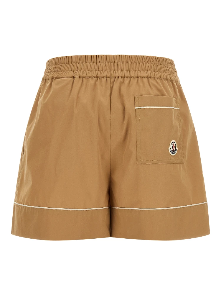 Beige Nylon Bermuda Shorts alternative