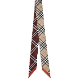 Beige Silk Scarf
