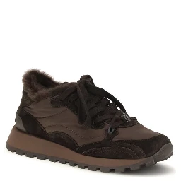 Black Calf Leather Bos Taurus Athletic Sneakers