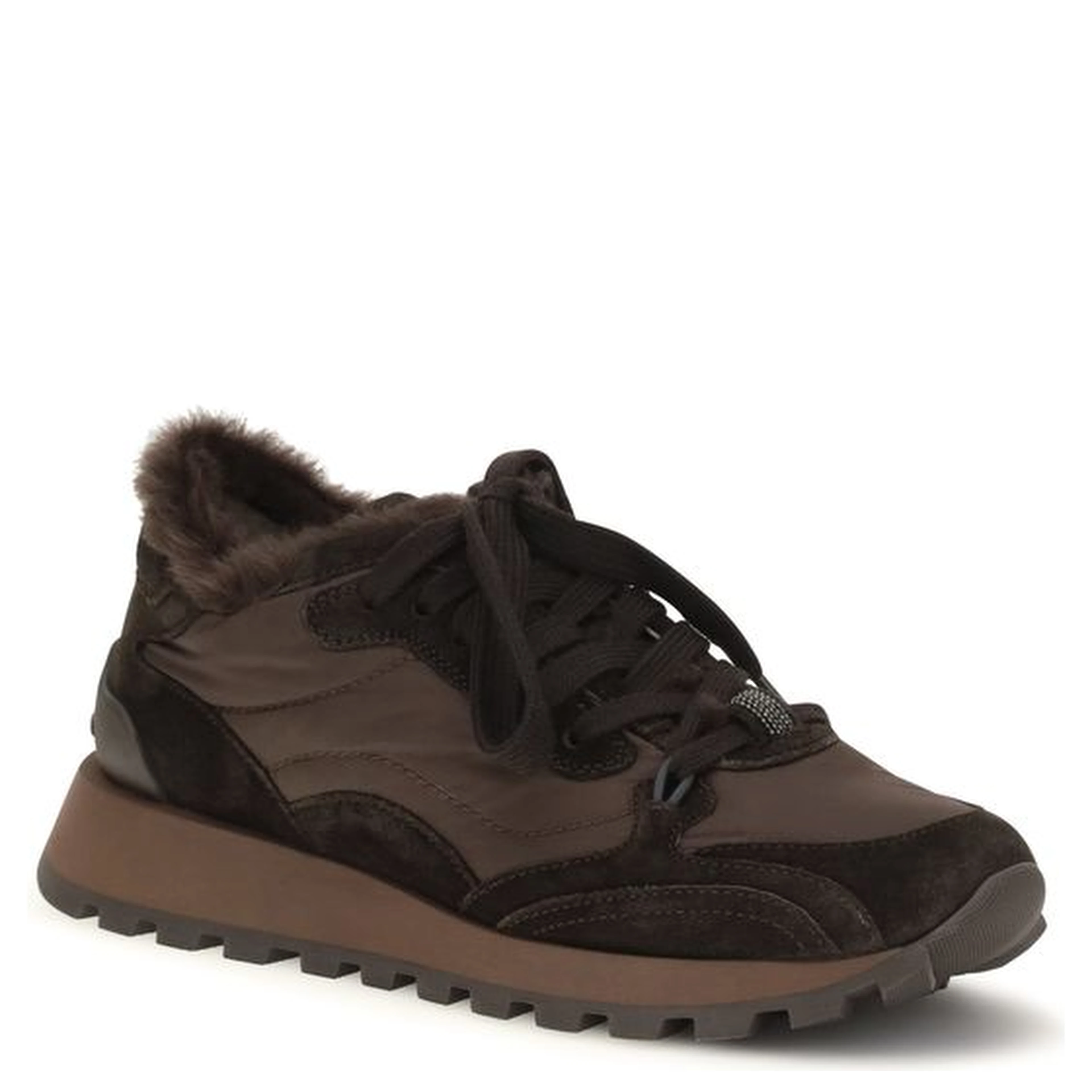 Black Calf Leather Bos Taurus Athletic Sneakers