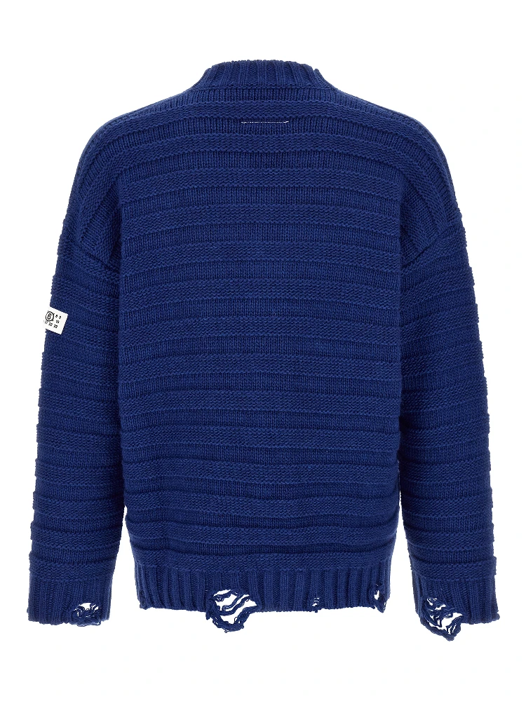 Blue Virgin Wool Cardigan alternative