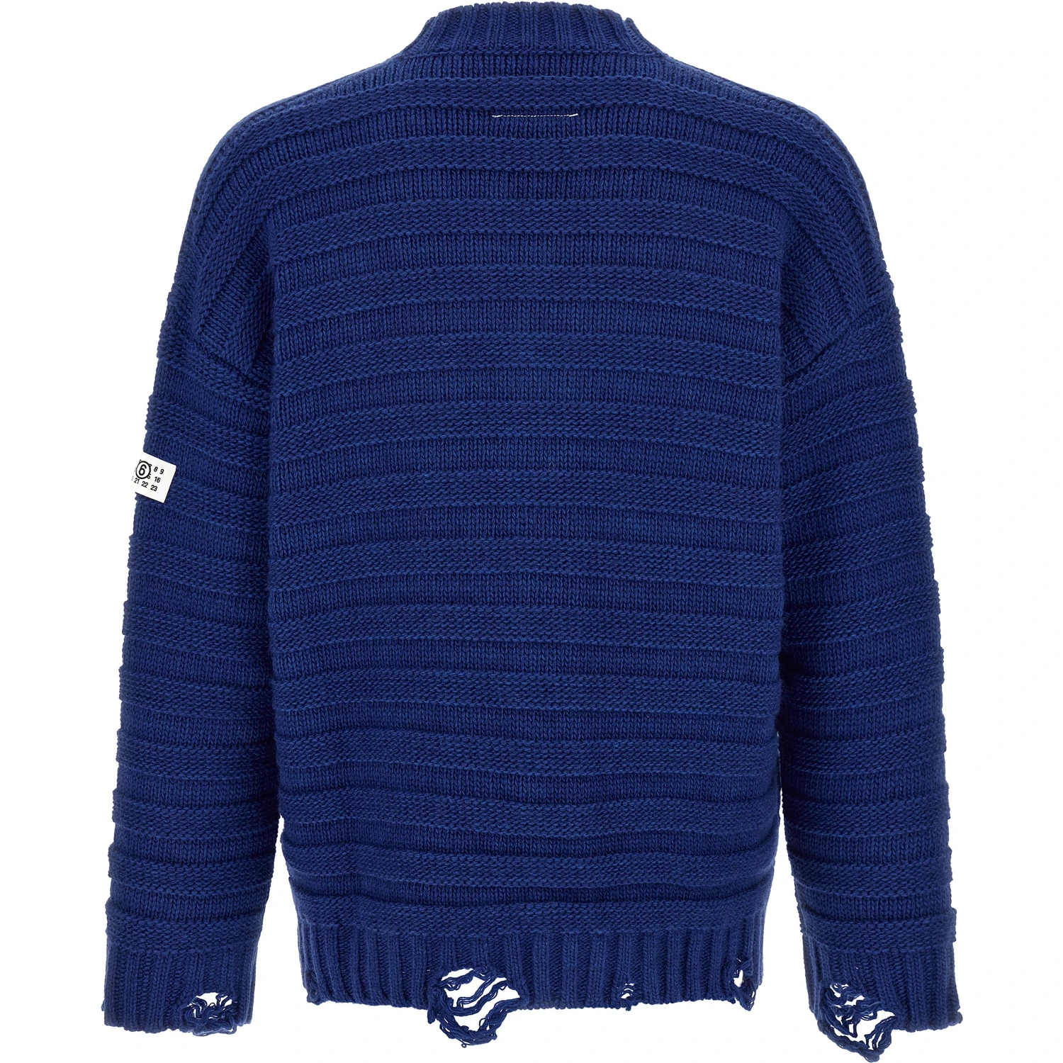 Blue Virgin Wool Cardigan