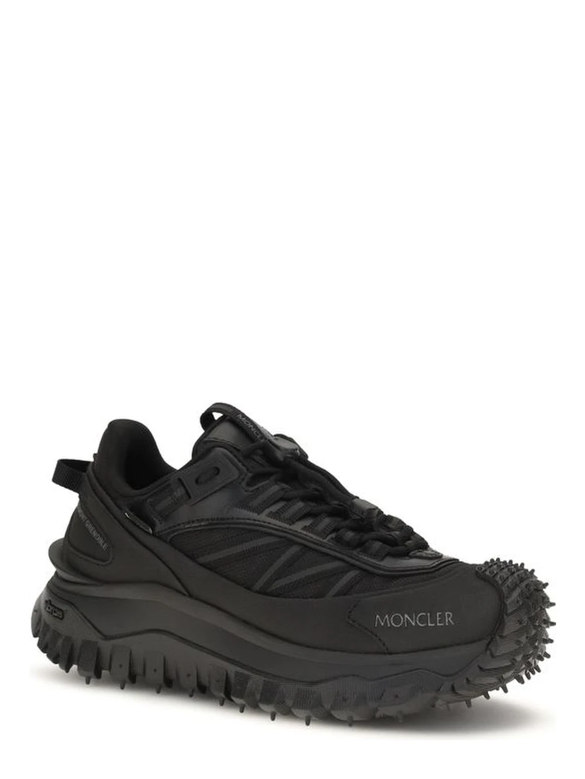 Black Calf Leather Bos Taurus Athletic Sneakers
