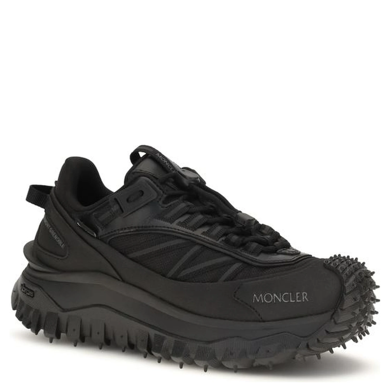 Black Calf Leather Bos Taurus Athletic Sneakers