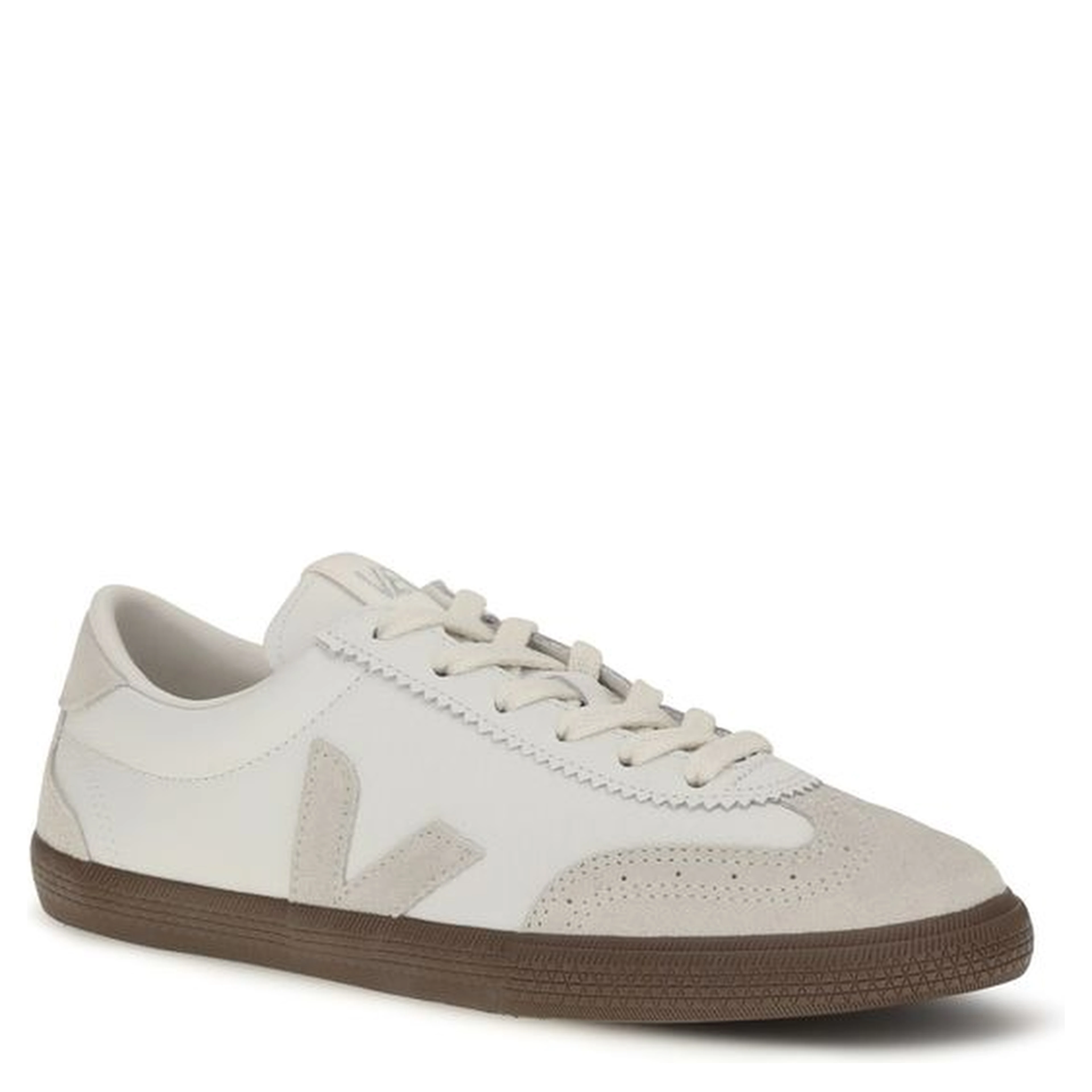White Calf Leather Bos Taurus Sneakers