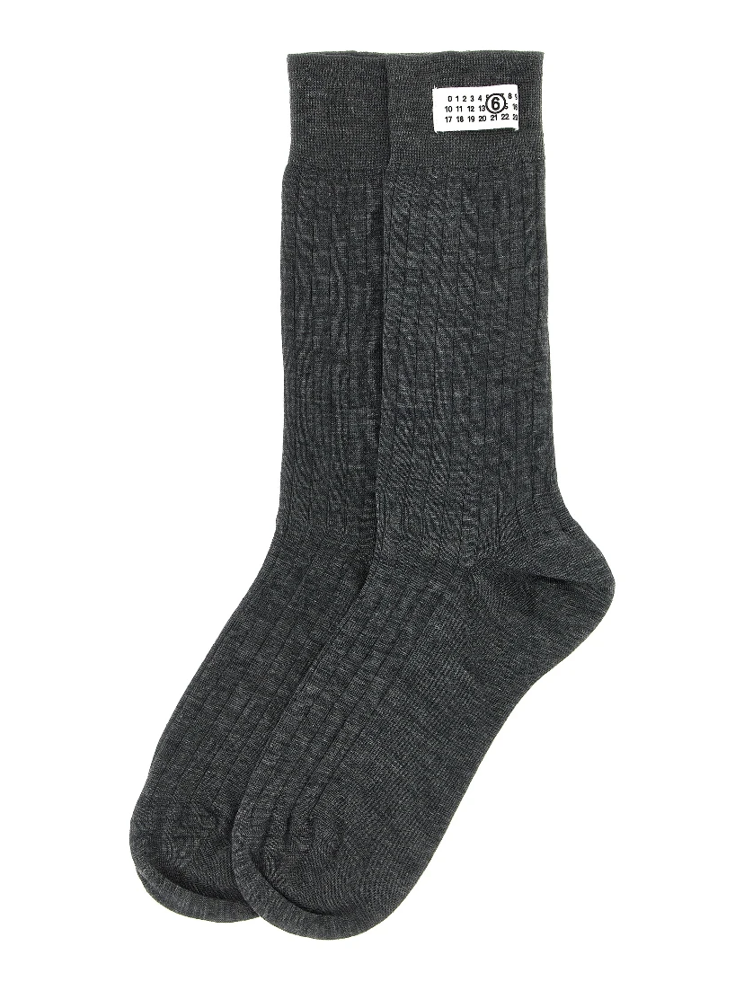 Gray Wool Socks
