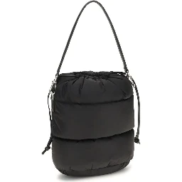 Black Nylon Backet Bag