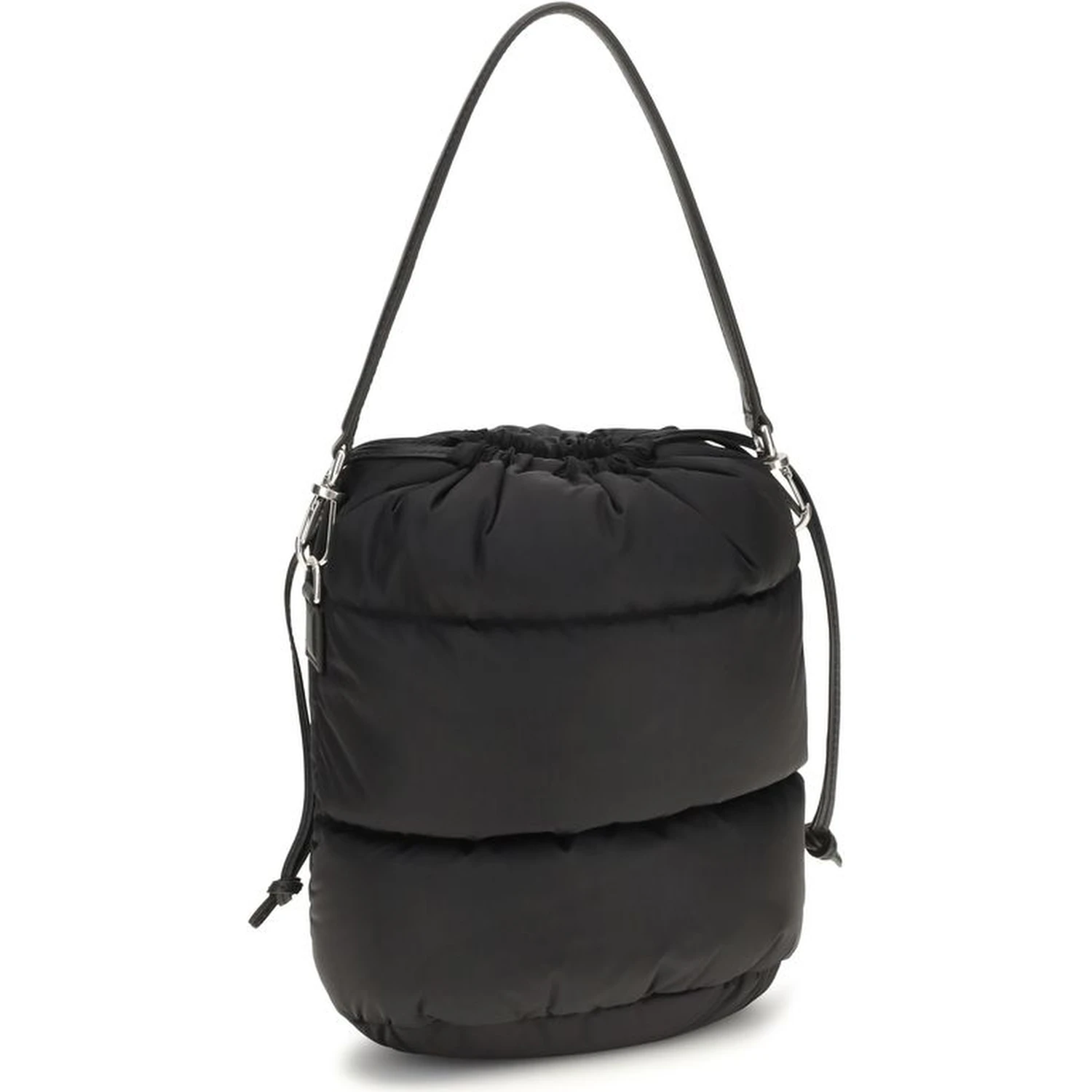 Black Nylon Backet Bag