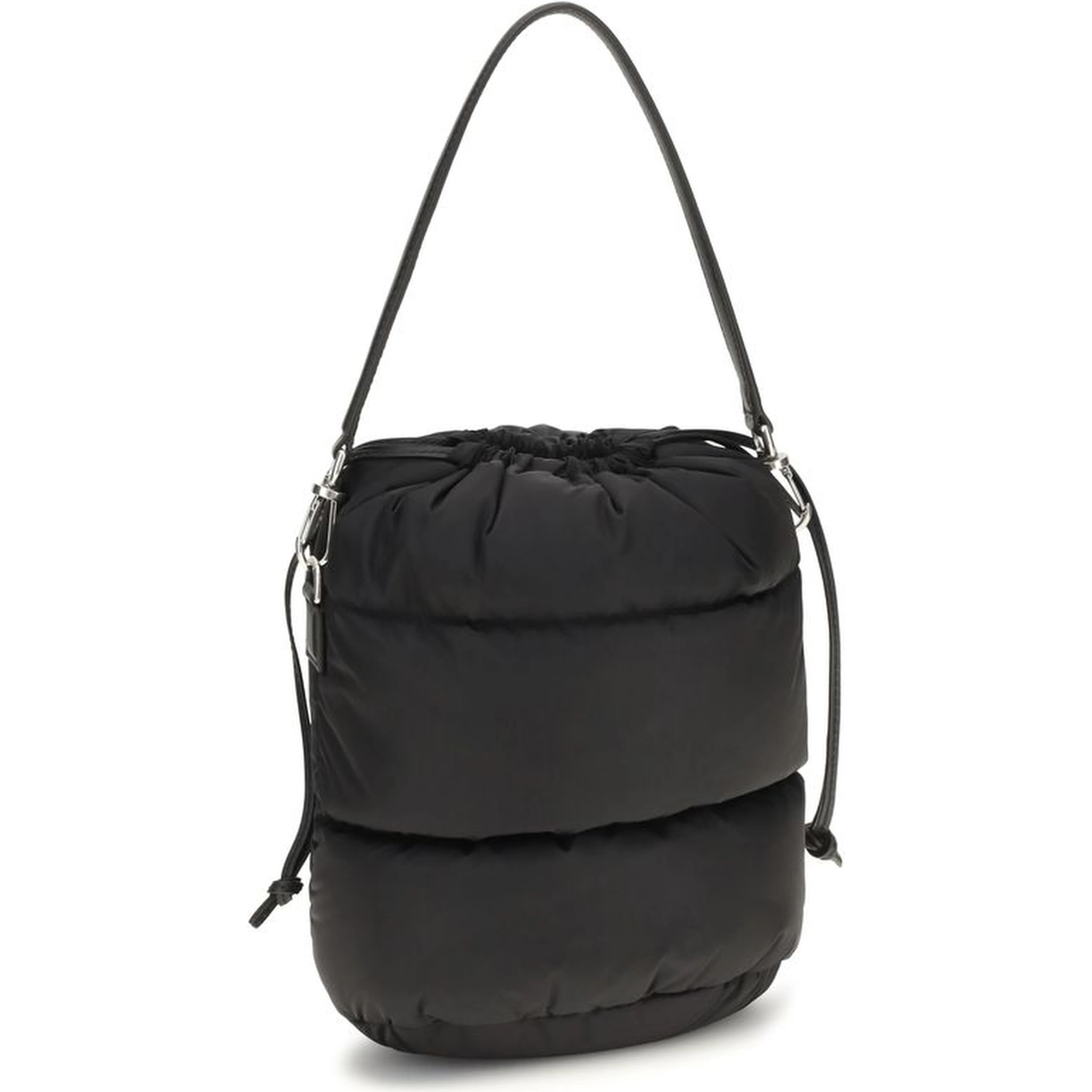 Black Nylon Backet Bag