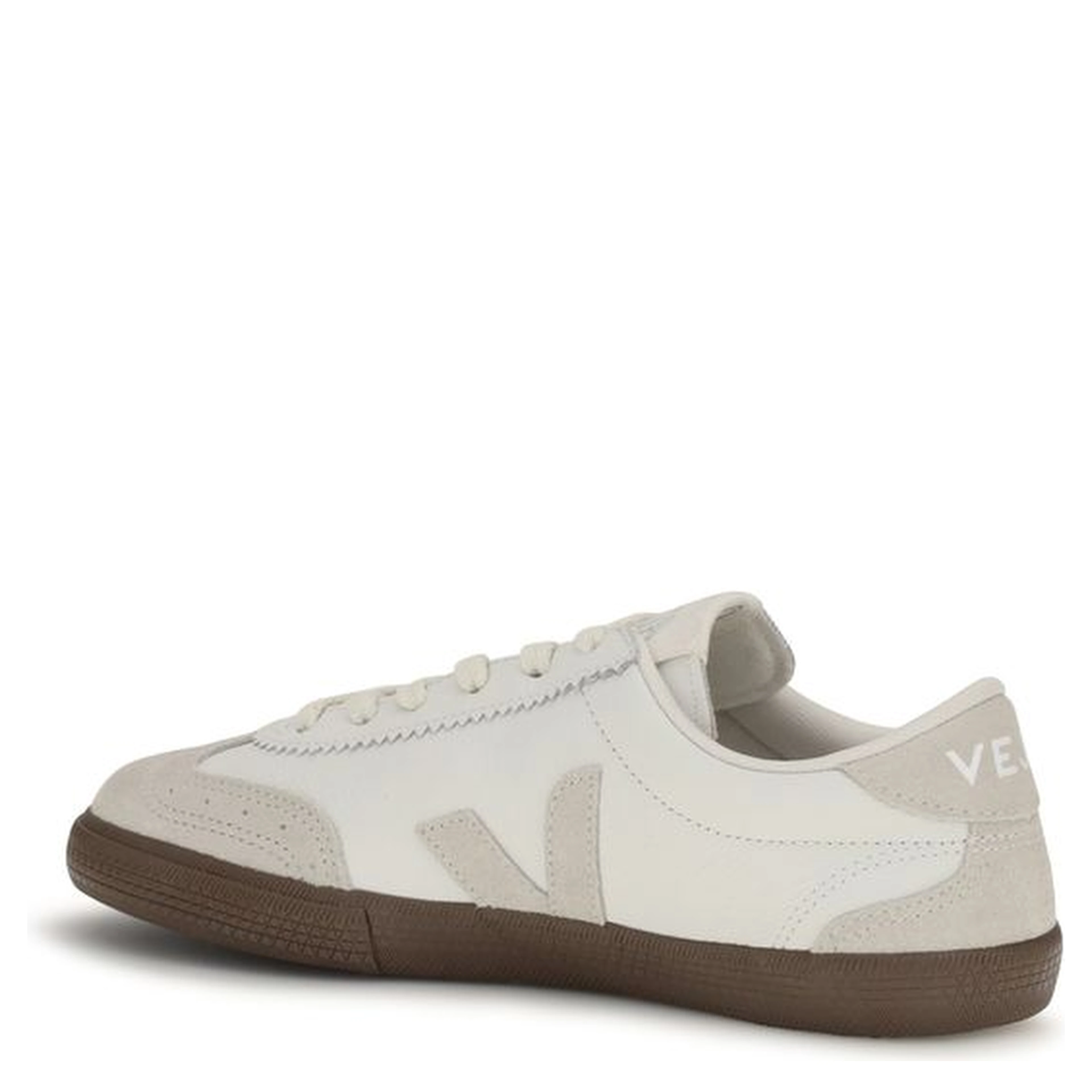 White Calf Leather Bos Taurus Sneakers