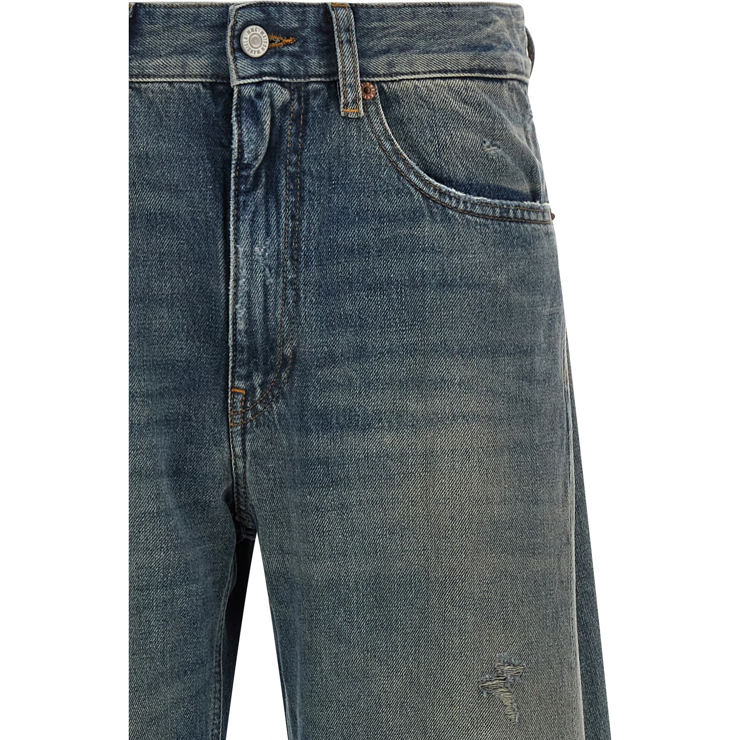 Blue Cotton Jeans Denim