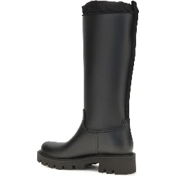 Black Pvc Rain Boots