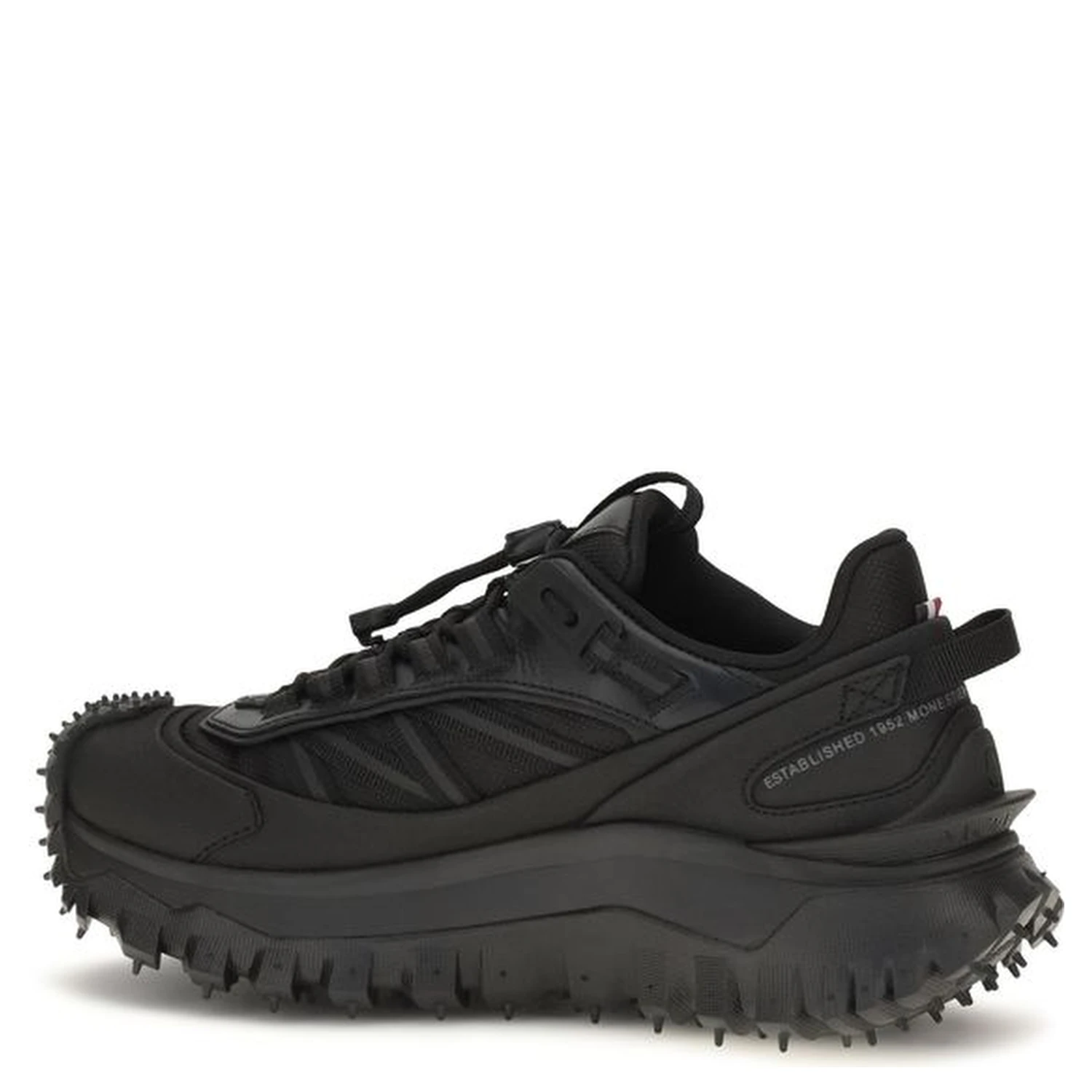 Black Calf Leather Bos Taurus Athletic Sneakers