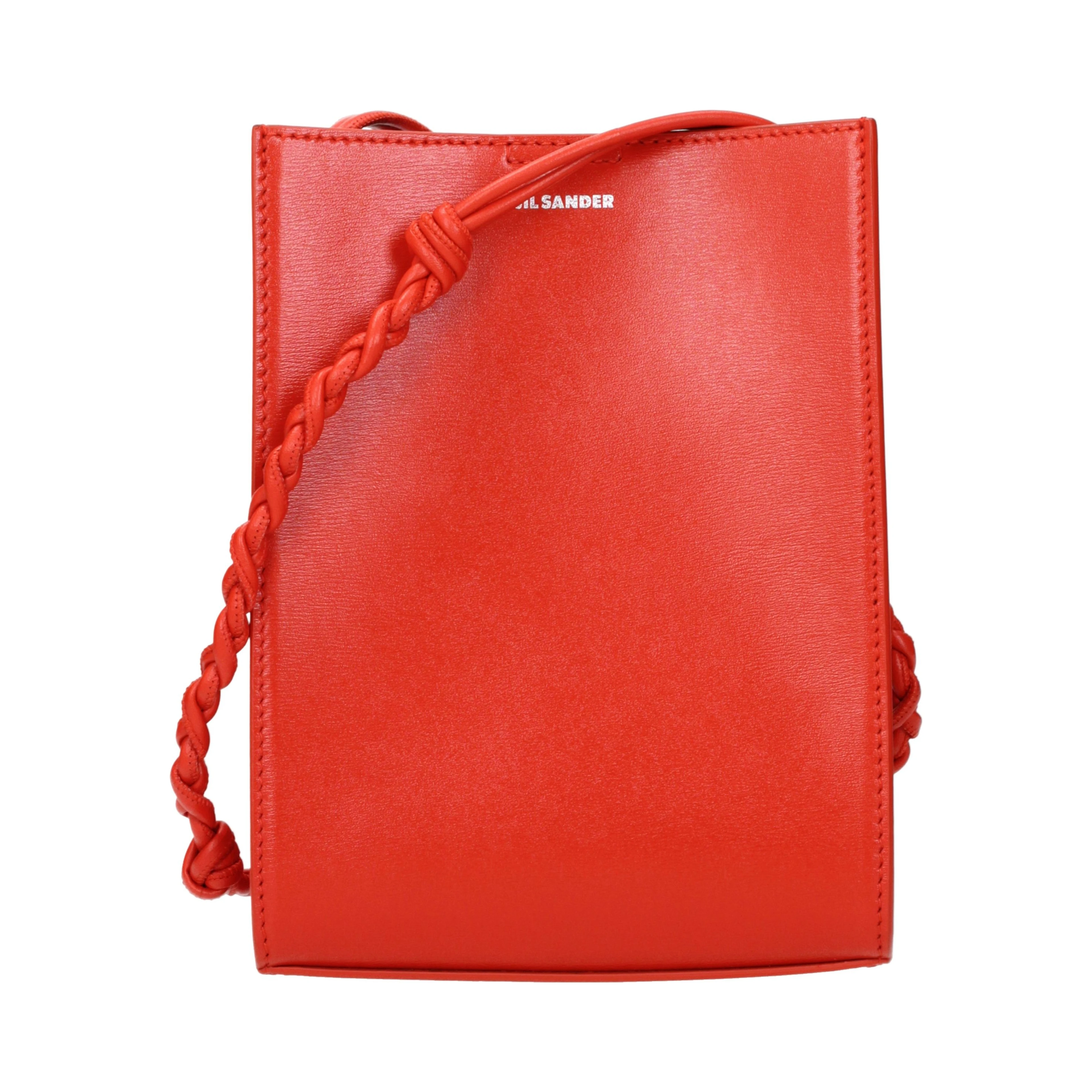 Red Leather Crossbody Bag