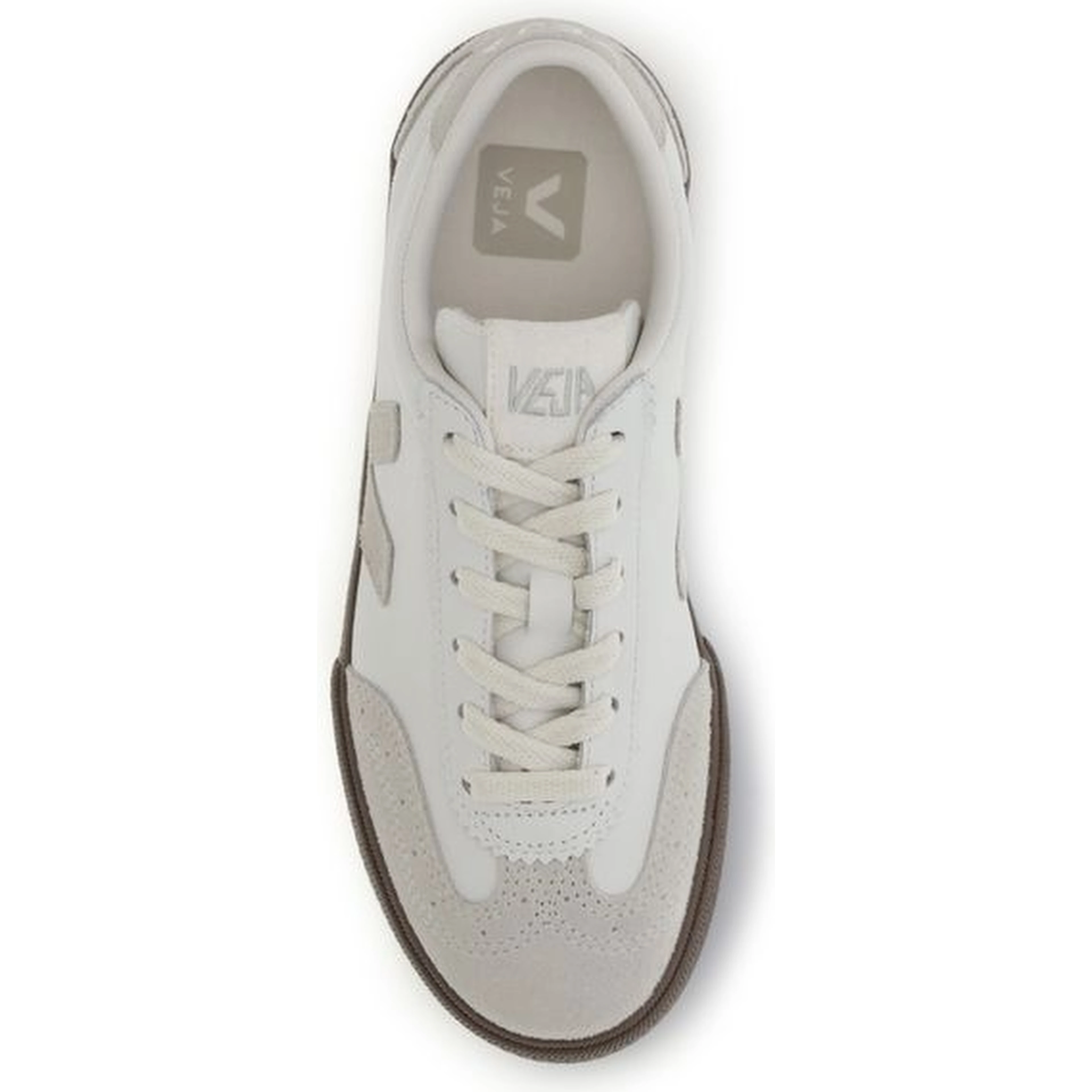White Calf Leather Bos Taurus Sneakers