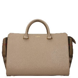 Beige Leather Handbag