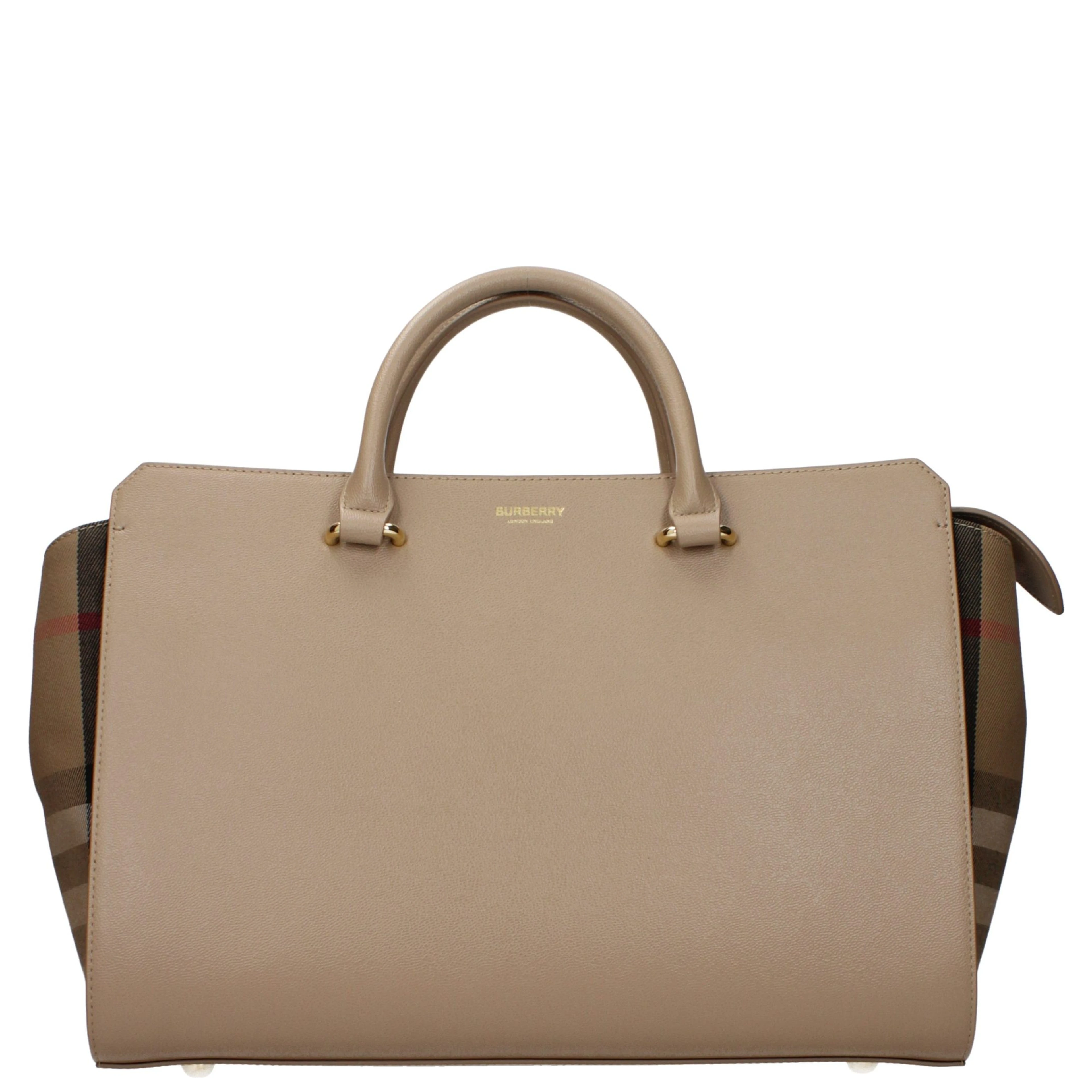 Beige Leather Handbag