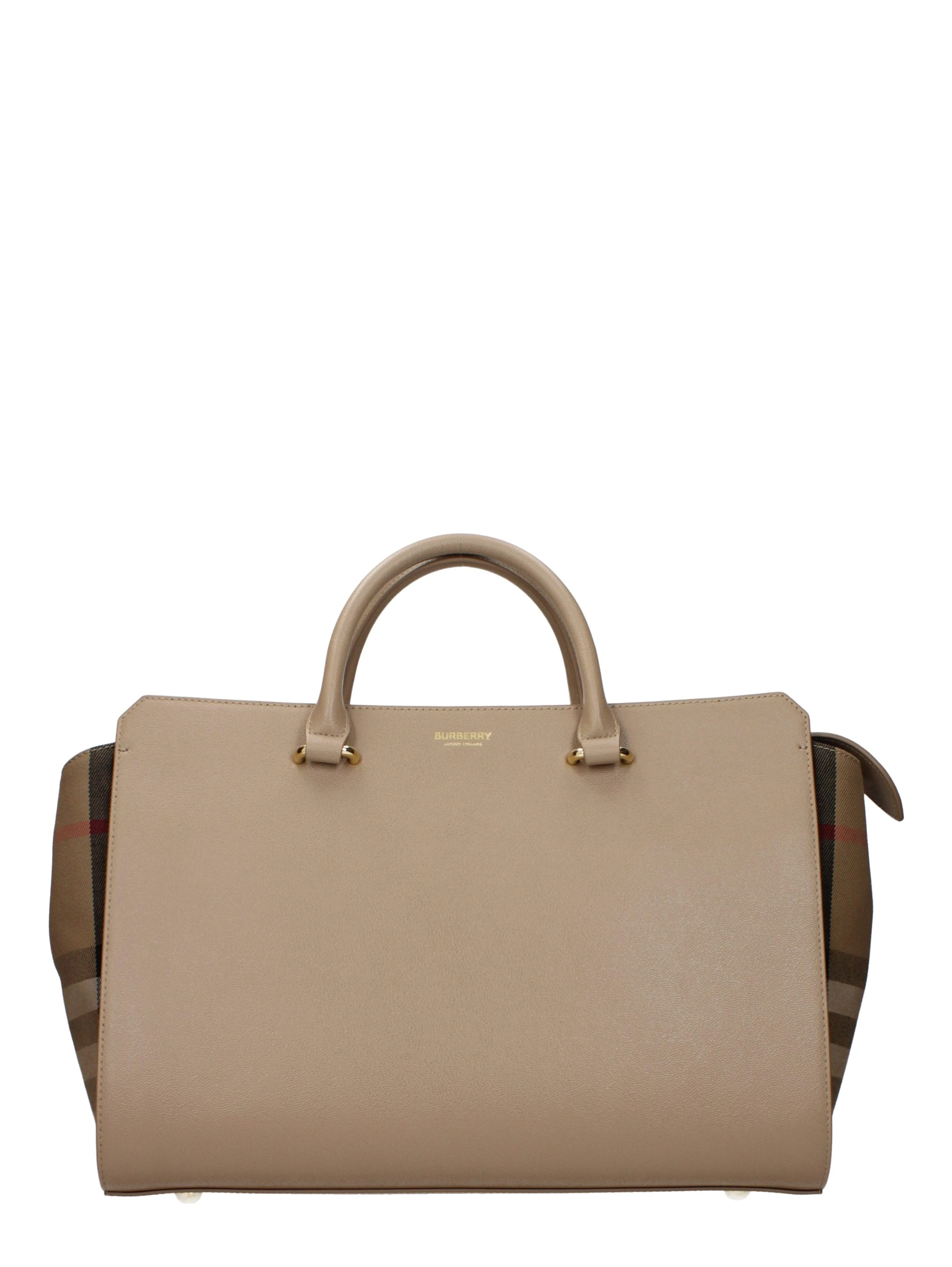Beige Leather Handbag