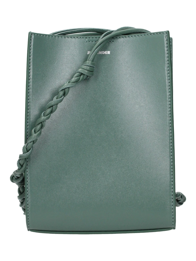 Green Leather Crossbody Bag