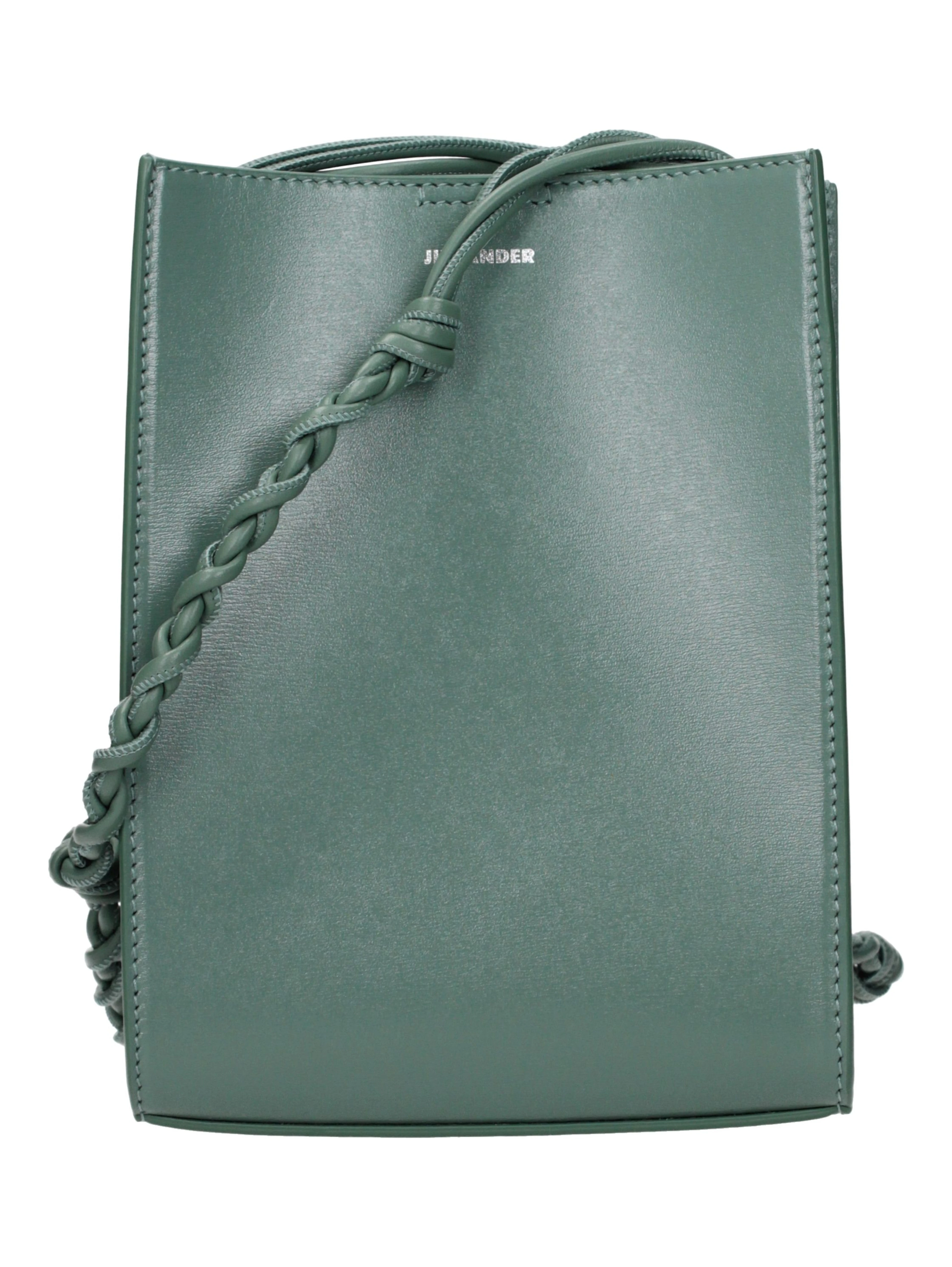 Green Leather Crossbody Bag