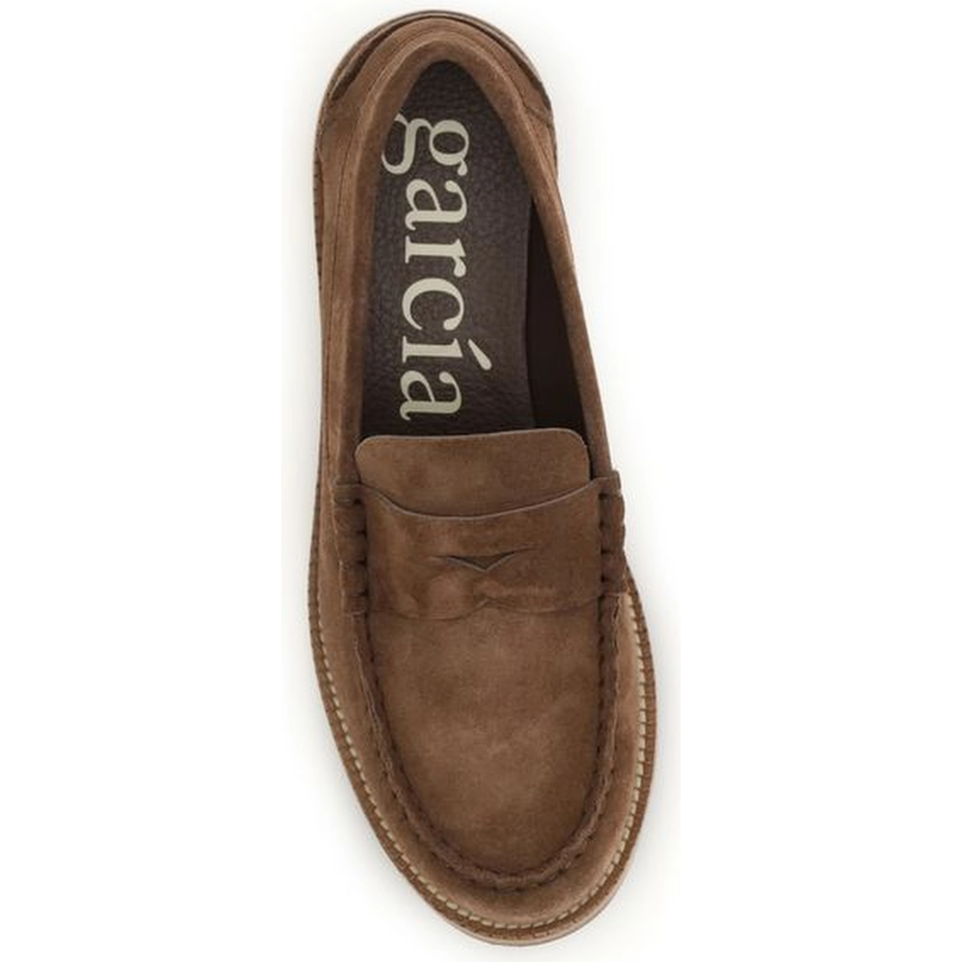 Brown Suede Leather Slip-On Loafers