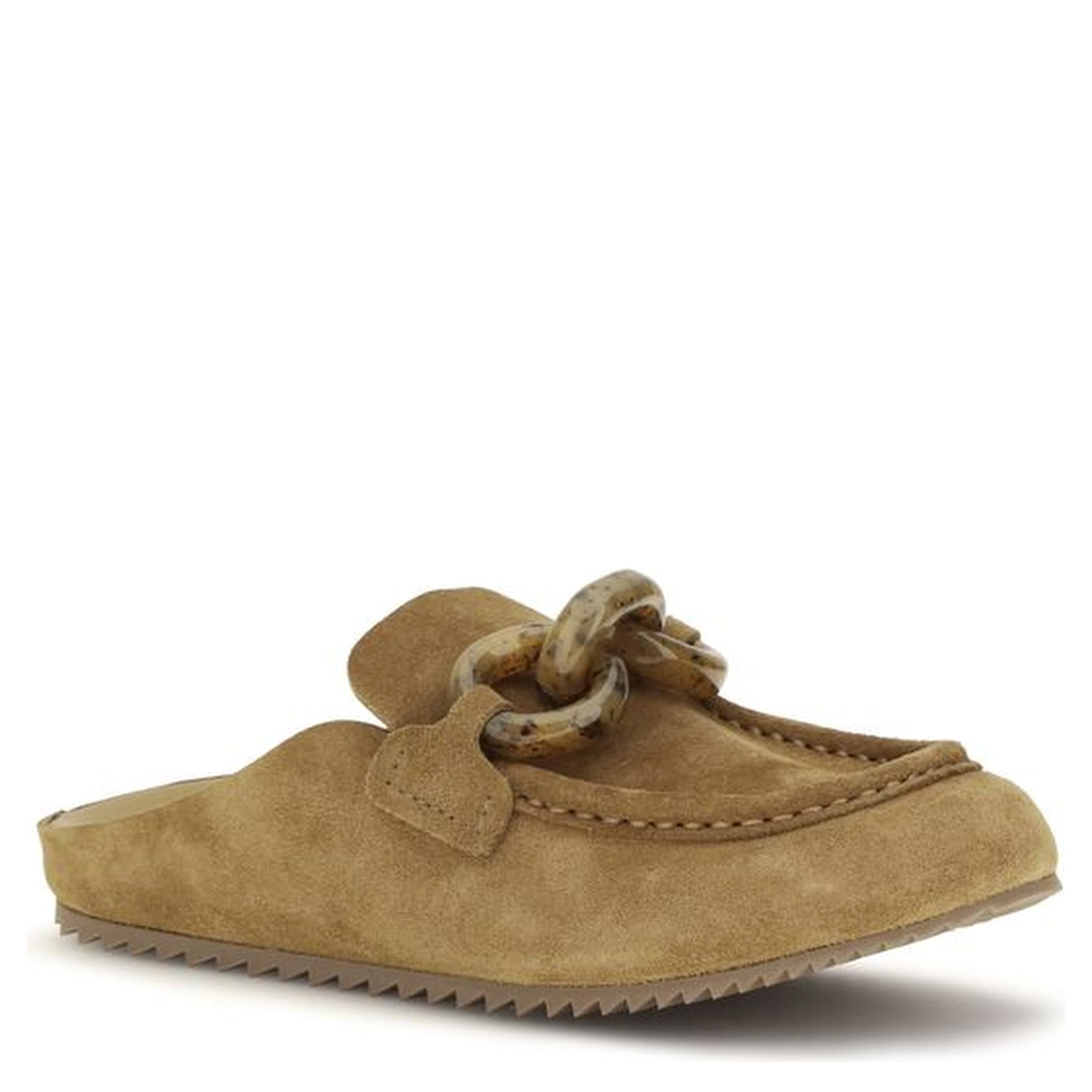 Beige Calf Leather Bos Taurus Moccassin