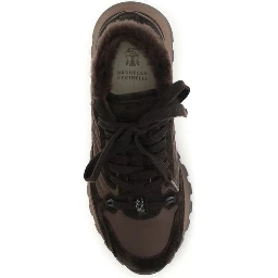 Black Calf Leather Bos Taurus Athletic Sneakers
