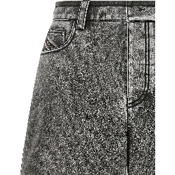 Gray Polyethylene Bermuda Shorts