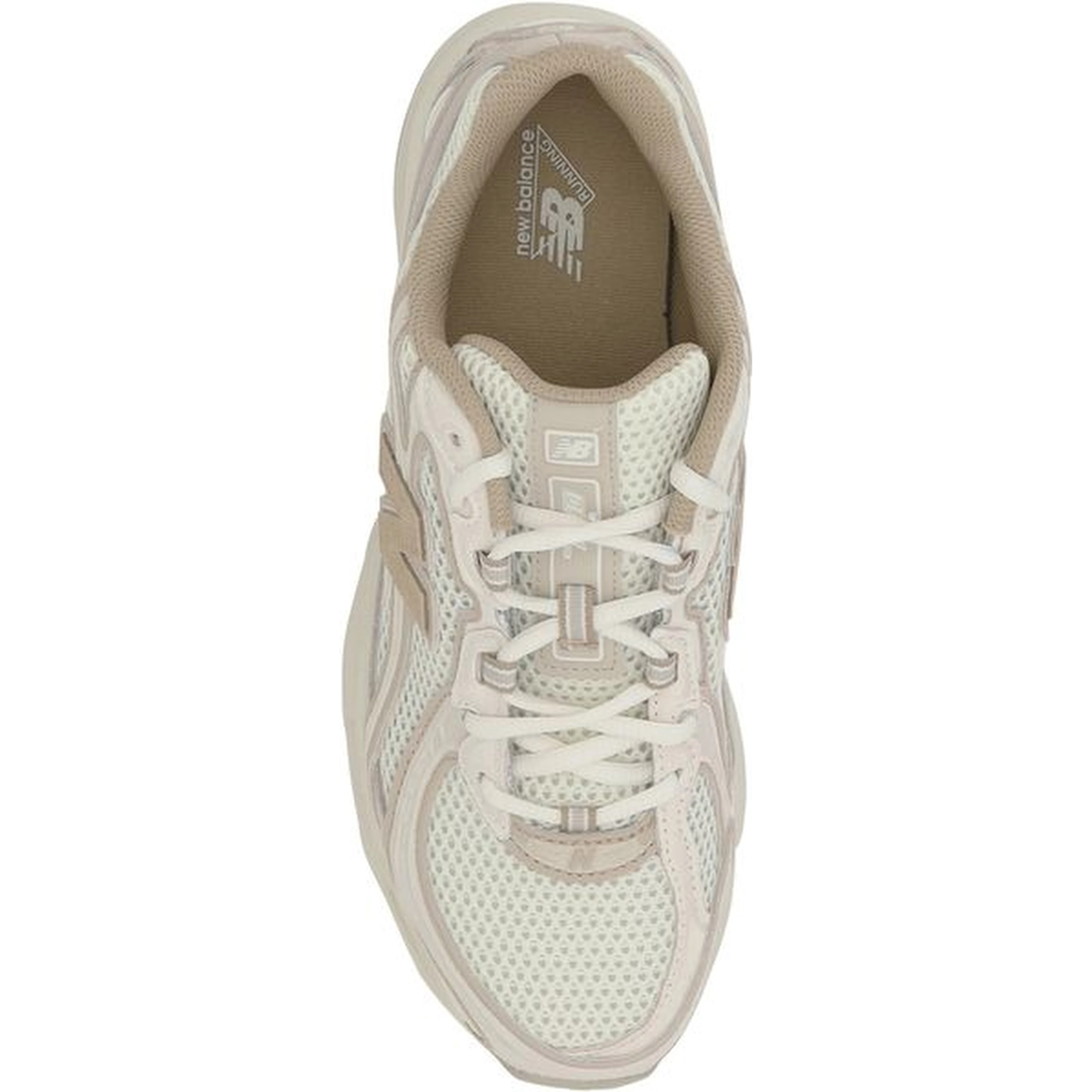 White Fabric Athletic Sneakers
