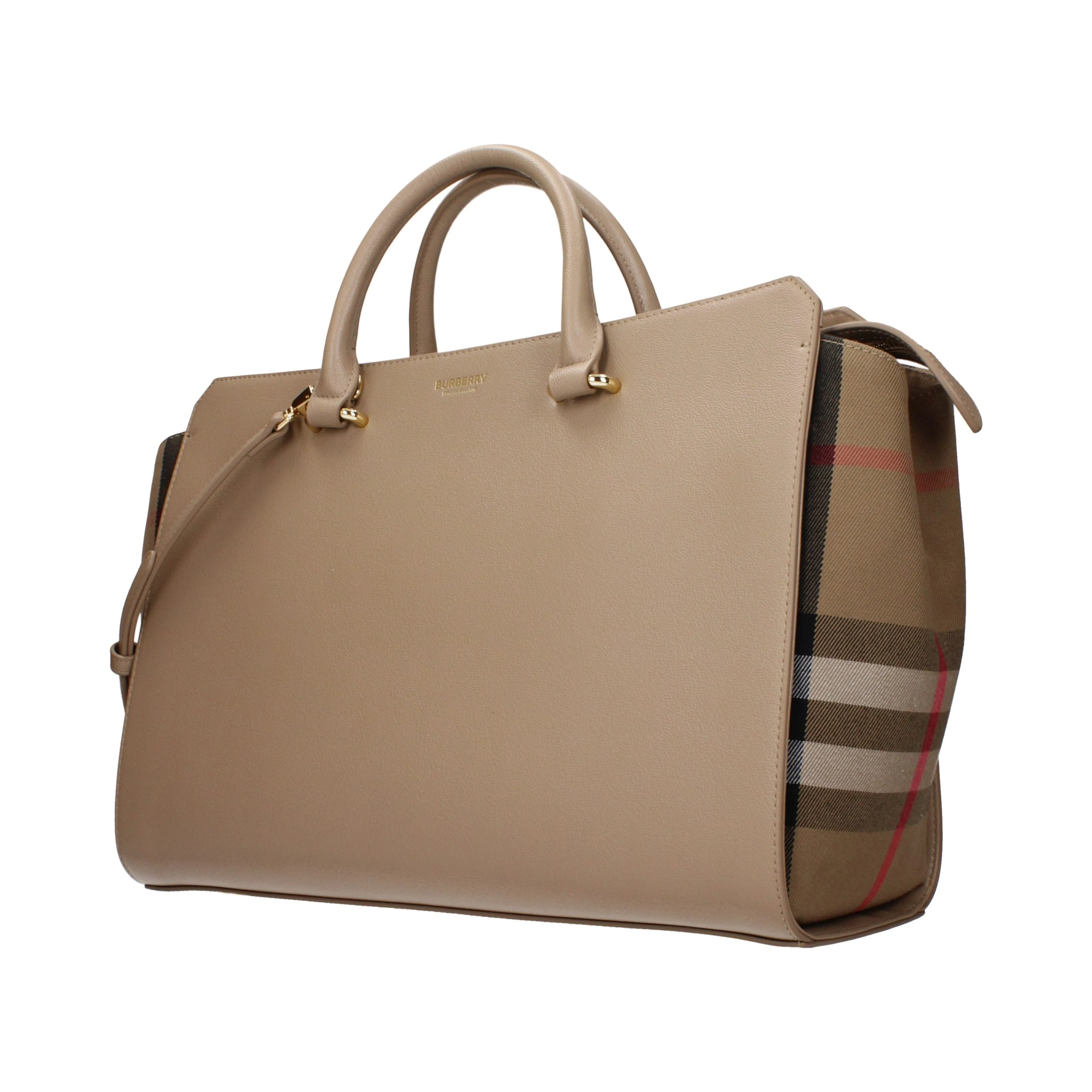 Beige Leather Handbag