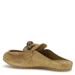 Beige Calf Leather Bos Taurus Moccassin