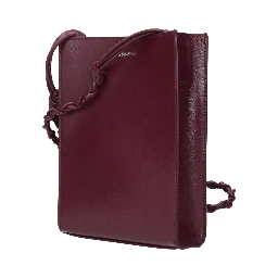 Purple Leather Crossbody Bag