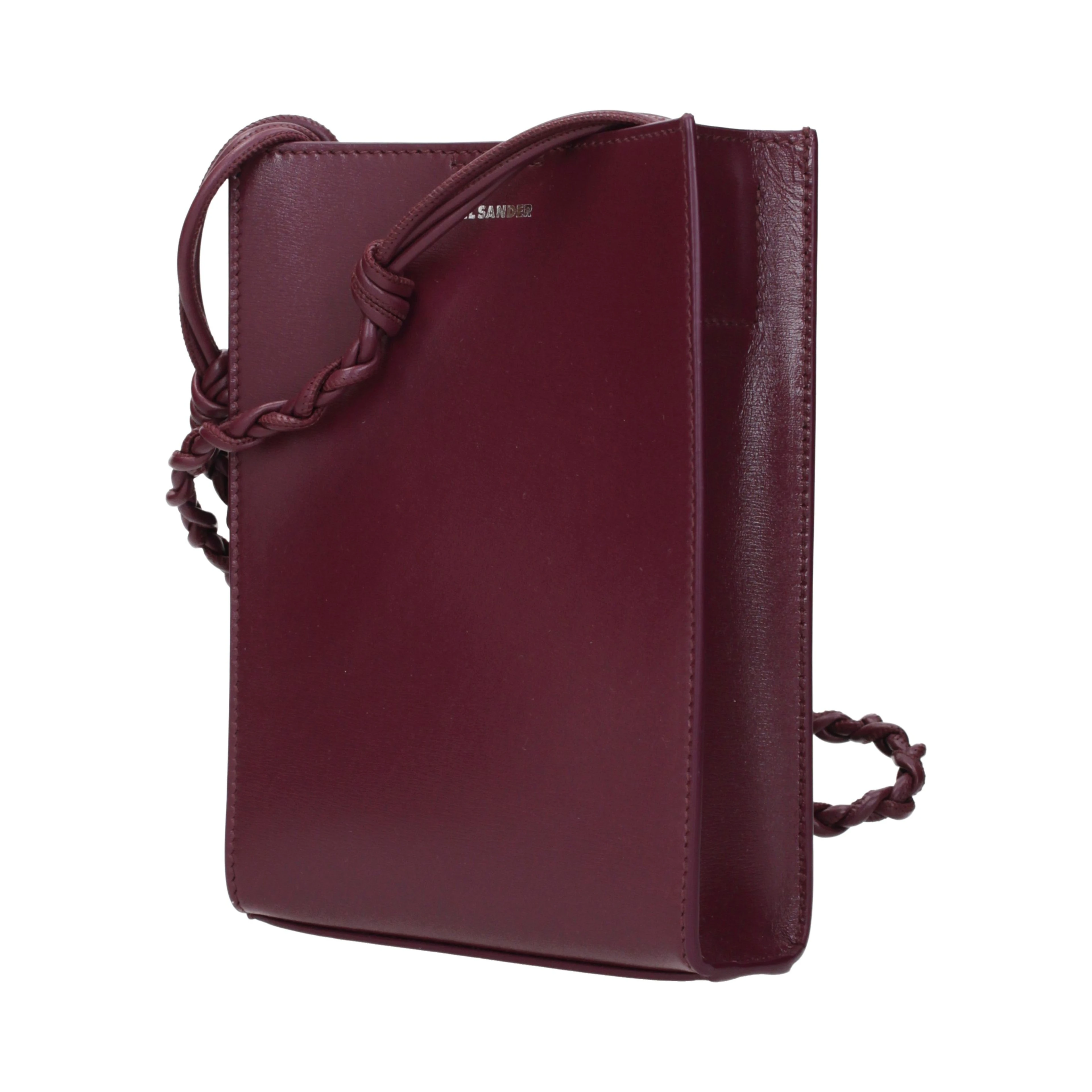 Purple Leather Crossbody Bag