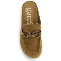 Beige Calf Leather Bos Taurus Moccassin